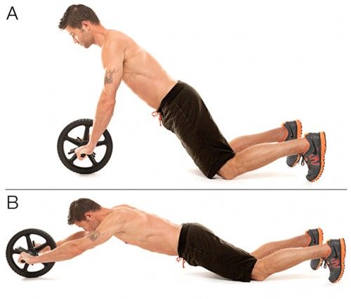 Ab Roller Target